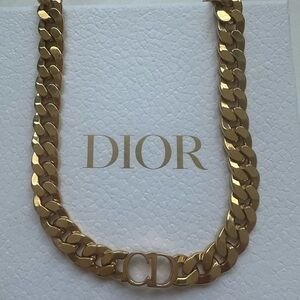 Dior Gold Chain Necklace